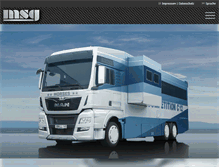 Tablet Screenshot of msg-trucks.com